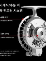2025년형 다이스 추추 휠 M 구마이 휠 풀패키지 방폭라인 전륜 티징 낚시 메탈 사운드 릴 - 이미지 4