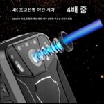 고화질 야간 투시 기능이 있는 가슴형 카메라가 장착된 법 집행 기록 장치로 휴대용 작업 녹화 가능 - 이미지 2
