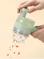 독일 수입 다기능 야채 절단 도구 주방 전기 야채 커터 양파와 마늘 슬라이스 마늘 슬라이서 요리 기계 - 이미지 3