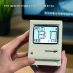 Maclock Macintosh 알람 시계 복고풍 향수 데스크탑 전자 시계 책상 남자친구를 위한 창의적인 생일 선물 - 이미지 4