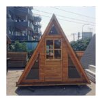 경치 좋은 캠핑장 간이 목조주택 인터넷 유명인 삼각형 홈스테이 이동식 숲 나무집 맞춤 조립식 안뜰 소형 직접 판매 - 이미지 5