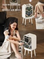 마이 통통 지능형 센서 쓰레기통 가정용 거실 주방 전동 바퀴 높은 발 대형 2025년형 새 모바일 - 이미지 2