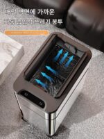 쓰레기통 가정용 2025 신형 주방 대형 자동 포장 스테인리스 스틸 지능형 유도 이동식 대용량 - 이미지 2