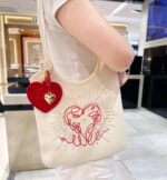 CPB 스킨키 칠석절 한정판 2025 발렌타인데이 한정판 크리스마스 한정판 트위드 쇼핑백 백팩 - 이미지 2