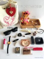 CPB 스킨키 칠석절 한정판 2025 발렌타인데이 한정판 크리스마스 한정판 트위드 쇼핑백 백팩 - 이미지 4