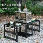 Wilderness Hunter 야외용 대형 나무 난로 확장형 테이블 오븐 펠릿 창고 안뜰 피크닉 스토브 캠핑 텐트 난방 스토브 - 이미지 3