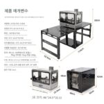 Wilderness Hunter 야외용 대형 나무 난로 확장형 테이블 오븐 펠릿 창고 안뜰 피크닉 스토브 캠핑 텐트 난방 스토브 - 이미지 5