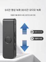 현장 증거 수집을 위한 적외선 야간 투시경과 가슴에 착용하는 스포츠 카메라가 장착된 고화질 법 집행 기록 장치 - 이미지 3