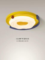 멤피스 어린이 방 침실 램프 현대식 심플 컬러 도파민 천장 램프 풀 스펙트럼 눈 보호 룸 램프