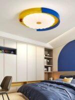 멤피스 어린이 방 침실 램프 현대식 심플 컬러 도파민 천장 램프 풀 스펙트럼 눈 보호 룸 램프 - 이미지 3