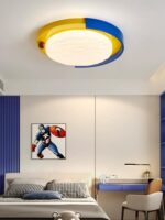 멤피스 어린이 방 침실 램프 현대식 심플 컬러 도파민 천장 램프 풀 스펙트럼 눈 보호 룸 램프 - 이미지 5