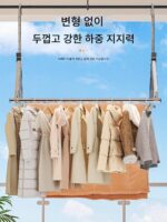 일본 수입 MUJIE 빨래 건조대 발코니 리프팅 텔레스코픽 펀치 프리 스테인리스 스틸 이불 건조 시트 아티팩트 - 이미지 4