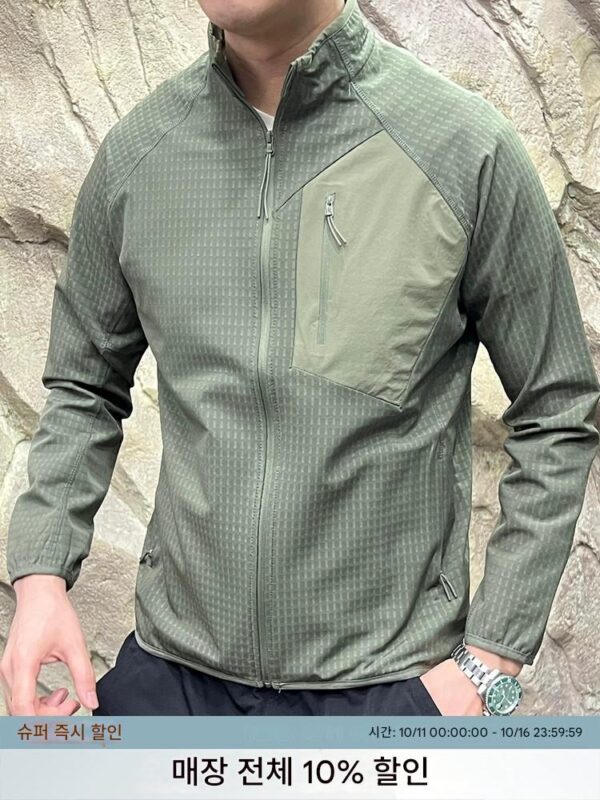 킹 봄버 아이템! 타월 바닥 구조의 장인정신! 25 가을 남성 등산 아웃도어 속건 방수 재킷