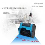 국경을 넘나드는 수동식 리튬 배터리 제설기 가정용 도로 제설기 휴대용 분리형 충전식 제설기 - 이미지 2