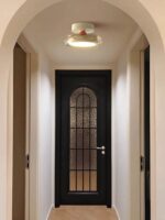 다채로운 바우하우스 통로 조명 복도 조명 멤피스 입구 조명 프랑스 크림 스타일 발코니 조명 천장 조명 - 이미지 2