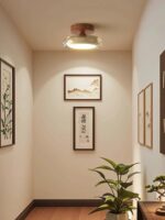 다채로운 바우하우스 통로 조명 복도 조명 멤피스 입구 조명 프랑스 크림 스타일 발코니 조명 천장 조명 - 이미지 3