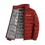 컬럼비아 25 경량 스탠드 칼라 다운 재킷, 새로운 가을/겨울 그래핀 웜 화이트 덕 다운 스탠드 칼라 탑/아우터 - 이미지 4