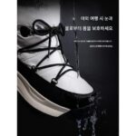 독일산 스노우 부츠 여성용 겨울 플러스 벨벳 두꺼운 따뜻한 면화 신발 방수 미끄럼 방지 두꺼운 밑창 스노우 부츠 북동부 부츠 여성용 - 이미지 2