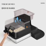 복도 스타일 스테인리스 스틸 고양이 화장실, 완전 밀폐형, 냄새 방지, 방수, 모래 충전, 대형 메인쿤 고양이 화장실 - 이미지 5