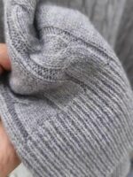 한국 레트로 케이블 니트 투피스 슈트 여성 가을 ​​겨울 레이지 스타일 홀터넥 캐미솔 스웨터 재킷 카디건 - 이미지 4