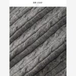 양청 스토리 가짜 투피스 폴로넥 스웨터 2025 여성 새해 캐주얼 슬림 카디건 - 이미지 5