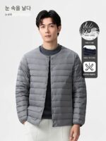 눈송이가 날아다니는 가을과 겨울 남성용 경량 다운 재킷, 2025년 새로운 겨울 스타일, 가볍고 따뜻한 다운 재킷 내부 레이어 아우터웨어 - 이미지 4