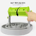 강아지와 고양이가 스스로 놀고 지루함을 해소할 수 있는 반려동물 사료 누출 장난감, 교육적 소비 유물, 대용량 사료 보관 용기, 천천히 먹이는 그릇 - 이미지 4