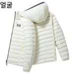 ALO 남성용 양면 다운 재킷, 2025년 신상품 겨울용 따뜻한 재킷, 트렌디한 루즈 캐주얼 스포츠 스탠드 칼라 탑 - 이미지 3