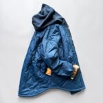 1128 양면! 둥근 밑단, 다이아몬드 패턴 후드 코튼 패딩 재킷, 남성용 레트로 체크무늬 셔츠 코튼 코트, 트렌디함.