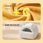 일본 수입 고양이 침대 두껍게 닫혀있는 안전감 고양이 잠자리 침대 고양이 침대 겨울 따뜻한 새 고양이 집 반려동물 - 이미지 3