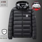 브랜드 할인 | 남성용 정품 90% 다운 재킷, 가볍고 따뜻한 화이트 덕다운, 가을과 겨울에 적합, 분리형 후드 포함 - 이미지 2