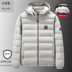 브랜드 할인 | 남성용 정품 90% 다운 재킷, 가볍고 따뜻한 화이트 덕다운, 가을과 겨울에 적합, 분리형 후드 포함 - 이미지 3