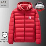 브랜드 할인 | 남성용 정품 90% 다운 재킷, 가볍고 따뜻한 화이트 덕다운, 가을과 겨울에 적합, 분리형 후드 포함 - 이미지 4