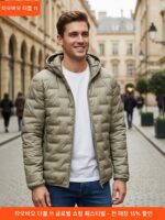 남성용 가을, 겨울용 방수 90% 다운 재킷의 특정 브랜드, 고급형 아웃도어 가볍고 따뜻한 후드 다운 재킷.