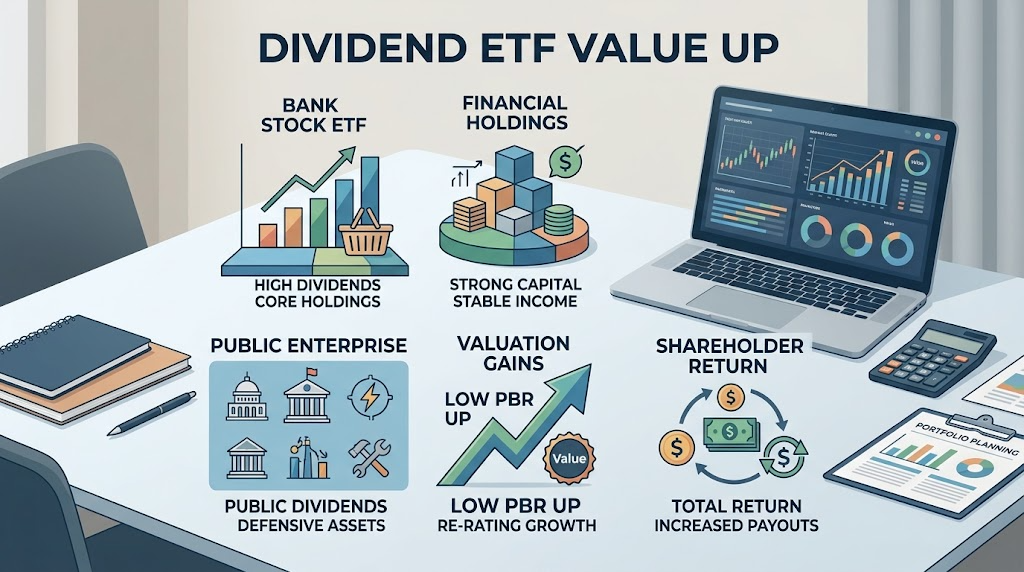 공기업 배당주 은행주 ETF 비교와 밸류업 수혜 분석 3 공기업 배당주 은행주 ETF 관련 이미지 2