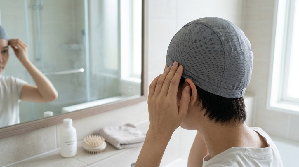 가발 착용 통풍 쿨캡 관련 이미지 5