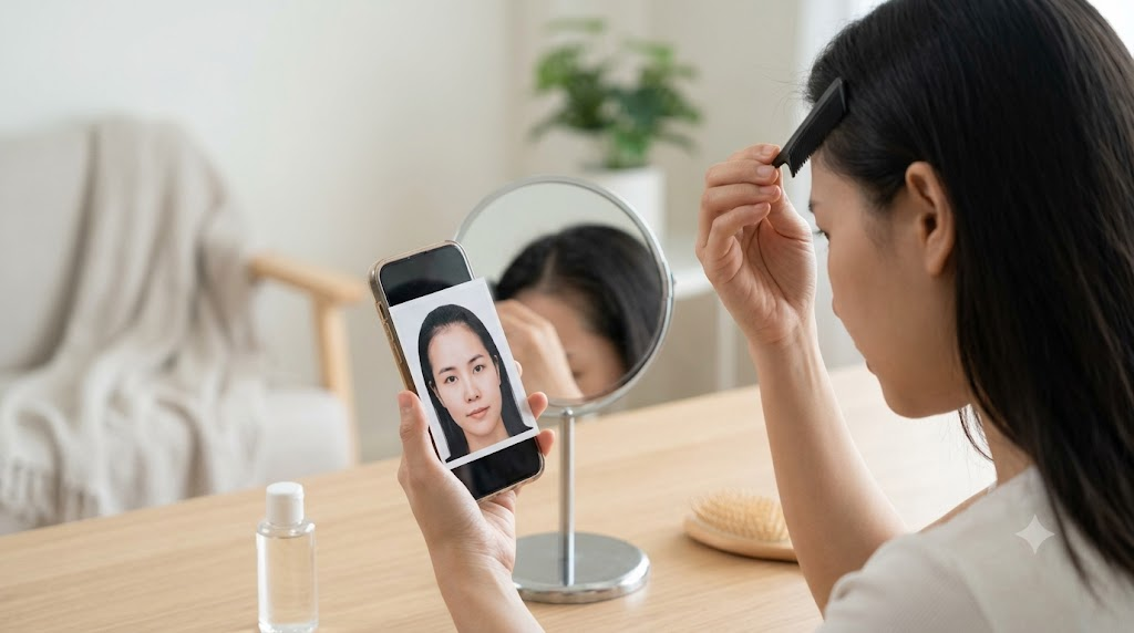헤어라인이 예전과 달라 보일 때 과거 사진으로 쉽게 비교하는 법 6 헤어라인 관련 이미지 5