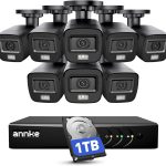 ANNKE 3K Lite Wired Security Camera System Outdoor, 8X 2MP Cameras, 1TB HDD
