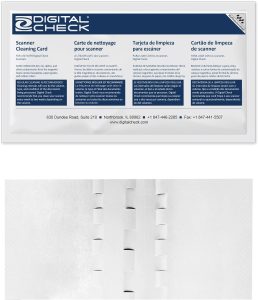 Digital Check Waffletechnology® Cleaning Cards for Check Scanners (15 Pack)