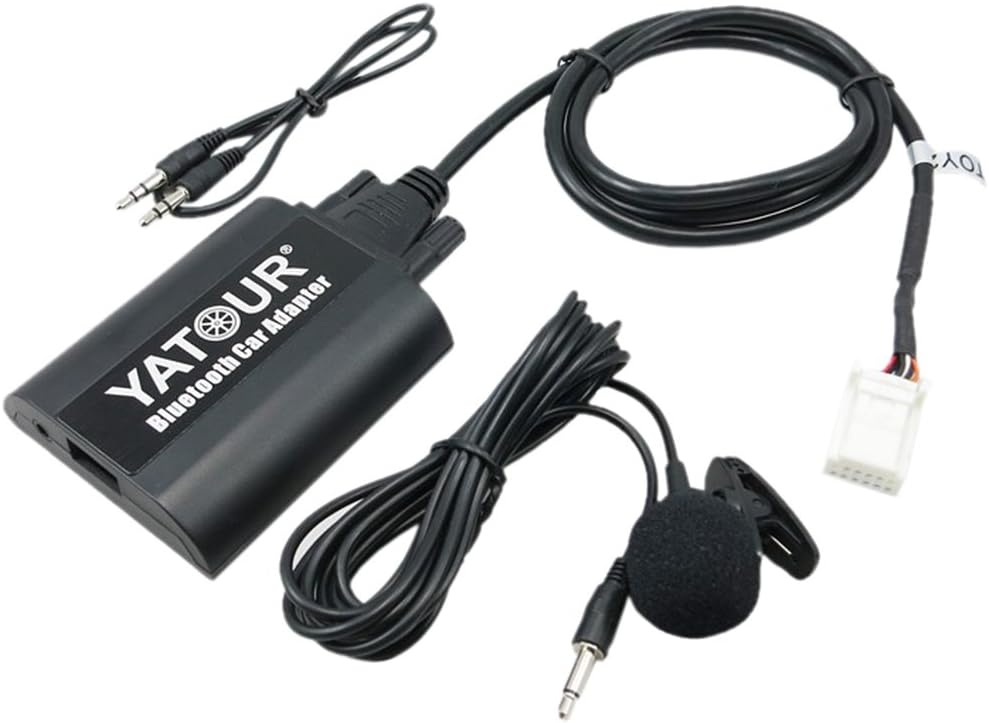 Yatour Bluetooth Car Adapter Music CD Changer 6+6PIN CDC Connector for Toyota/Lexus