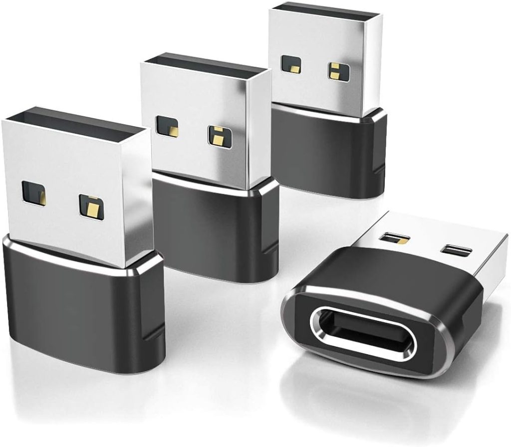 Elebase USB to USB C Adapter for iPhone 18 Pro Max,USBC Car Charger Adapter