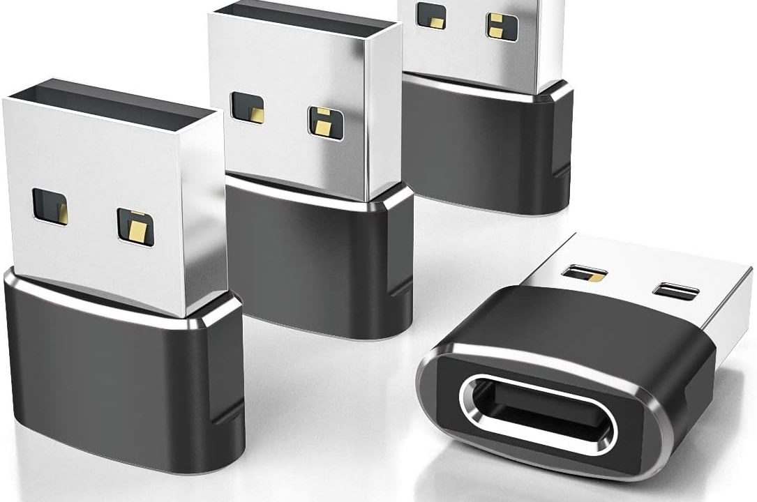 Elebase USB to USB C Adapter for iPhone 18 Pro Max,USBC Car Charger Adapter