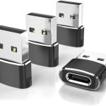 Elebase USB to USB C Adapter for iPhone 18 Pro Max,USBC Car Charger Adapter