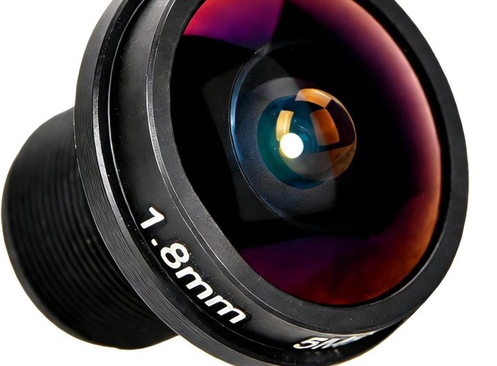 Sonew 1.8mm 180° Wide Angle Board Lens, HD 5mp Fisheye View CCTV Wide Angle Camera for CCTV Cameras