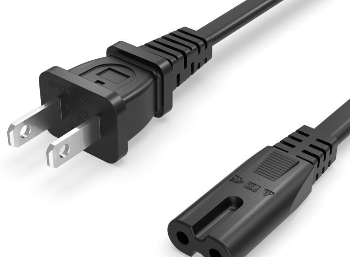 Superer Printer Power Cord Cable Fit for HP OfficeJet Pro, Envy, DeskJet Series, for Canon PIXMA MG MP MX Series, Epson Workforce, Stylus, Ecotank Printers 2 Prong Replacement, ETL Listed