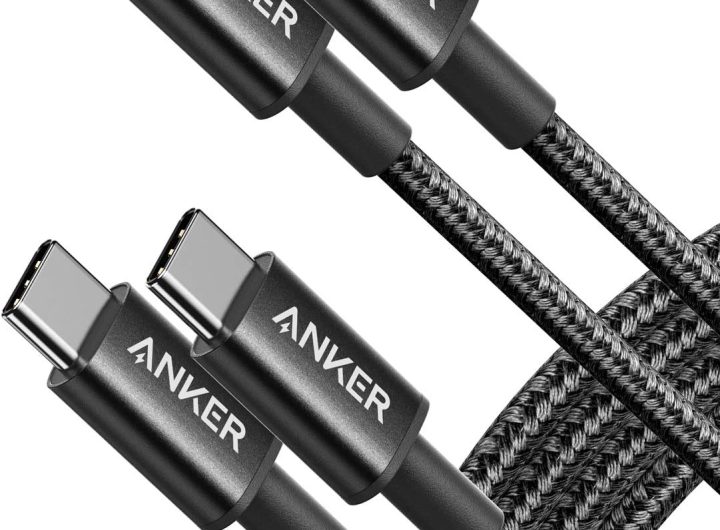 Anker USB C to USB C Cable, 60W Fast Charging Cable (2-Pack, 6 ft, Black)
