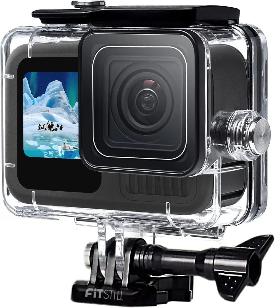 FitStill Underwater Waterproof Diving Housing for Go Pro Hero 13/12/11/10/9 Black,60M/196FT Protective Underwater Diving Housing Shell Accessories (Hero 13/12/11/10/9 Black) — 상품 정보와 공개 리뷰 6 FitStill Underwater Waterproof Diving Housing for Go Pro Hero 13/12/11/10/9 Black,60M/196FT Protective Underwater Diving Housing Shell Accessories (Hero 13/12/11/10/9 Black)