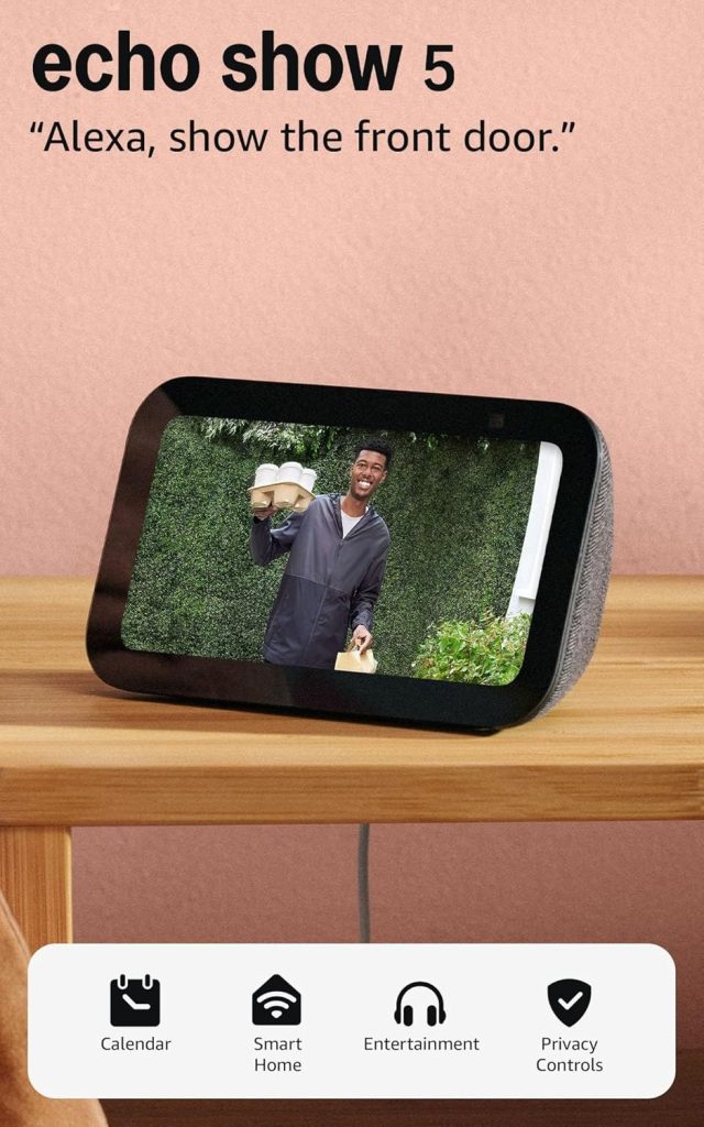 Amazon Echo Show 5 (newest model), Smart display, Designed for Alexa+, 2x the bass and clearer sound, Charcoal — 상품 정보와 공개 리뷰 6 Amazon Echo Show 5 (newest model), Smart display, Designed for Alexa+, 2x the bass and clearer sound, Charcoal