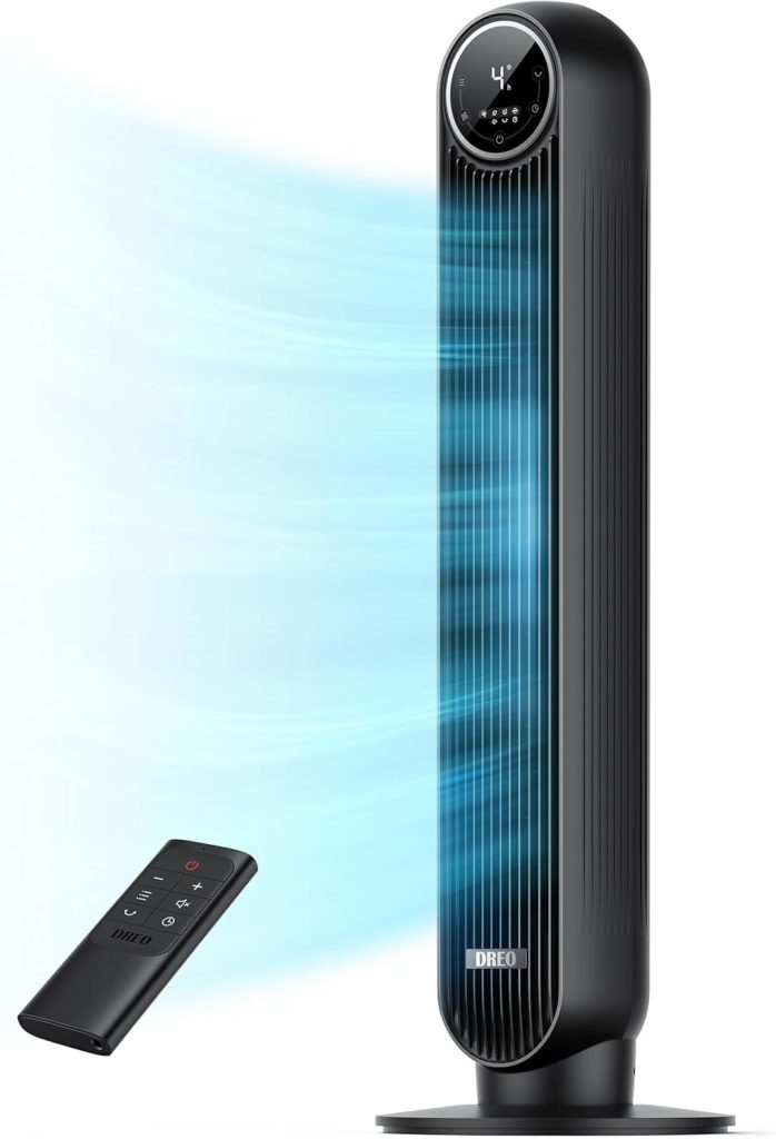 DREO Tower Fan for Bedroom, 28ft/s Velocity, Ultra Quiet Fan, 8 Speeds — 상품 정보와 공개 리뷰 6 DREO Tower Fan for Bedroom, 28ft/s Velocity, Ultra Quiet Fan, 8 Speeds