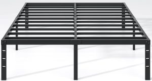 NEW JETO Metal Bed Frame,Queen Size Bed Frame with Storage Space,14 Inch